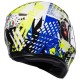 Nón K-3 SV AGV E2205 MULTI ASIA3 POP WHITE/BLUE/LIME 